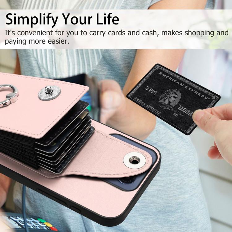 For Motorola Edge 60 Fusion / Edge 60 Organ Card Bag Ring Holder Phone Case