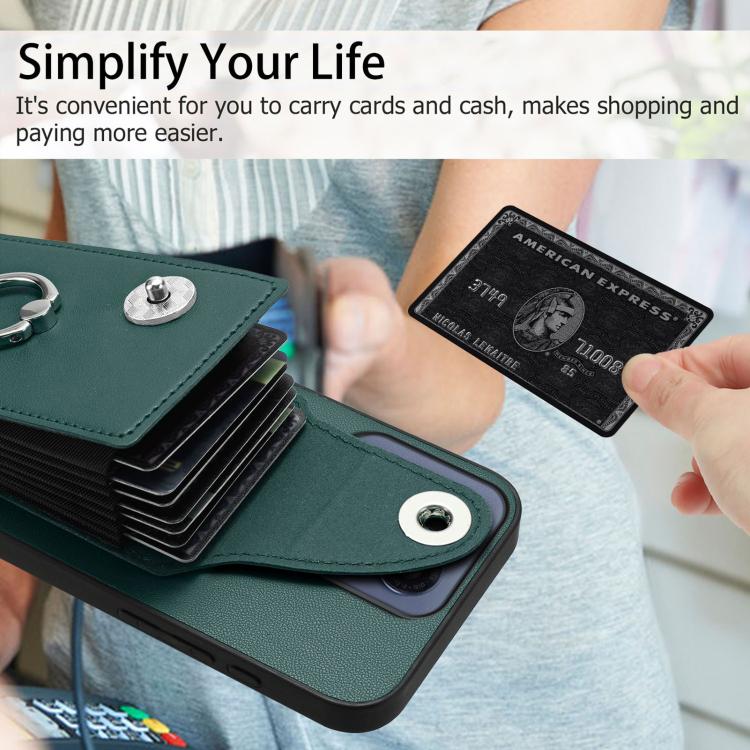 For Motorola Edge 60 Fusion / Edge 60 Organ Card Bag Ring Holder Phone Case