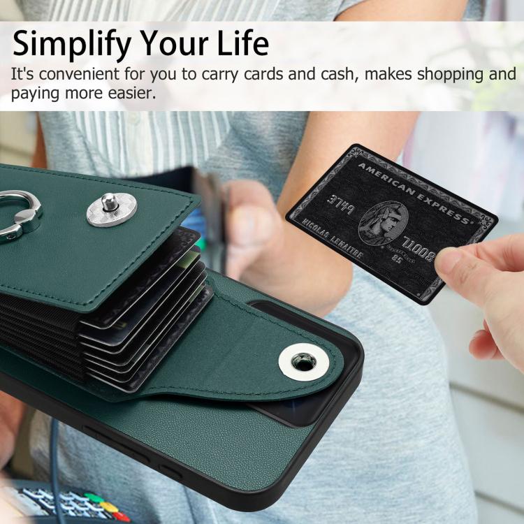 For Motorola Moto G 5G 2025 Organ Card Bag Ring Holder Phone Case