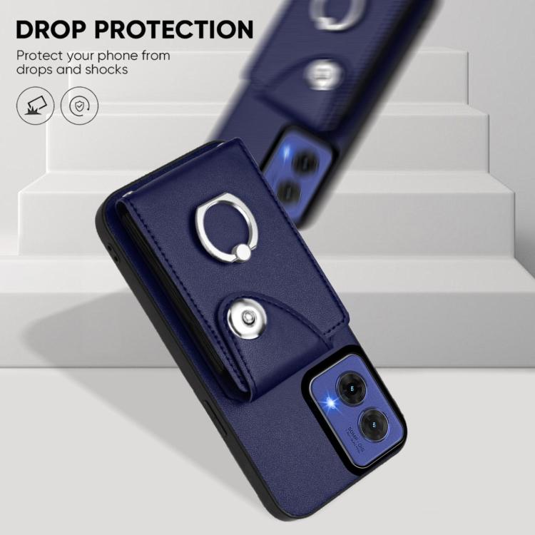 For Motorola Moto G85 / S50 Neo 5G Organ Card Bag Ring Holder Phone Case