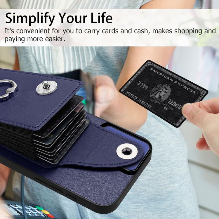 For Motorola Moto G85 / S50 Neo 5G Organ Card Bag Ring Holder Phone Case