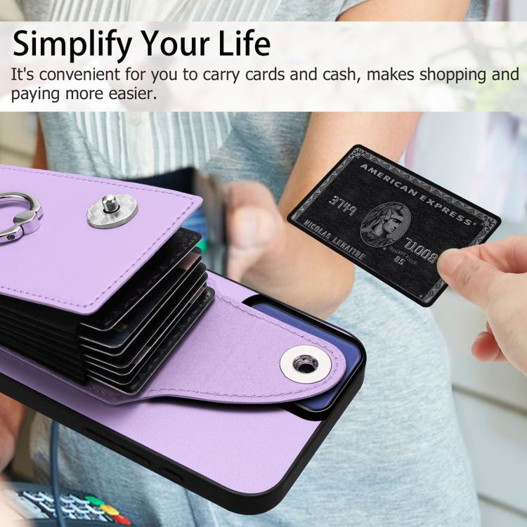 For Motorola Moto G85 / S50 Neo 5G Organ Card Bag Ring Holder Phone Case