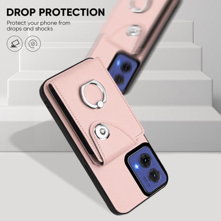 For Motorola Moto G85 / S50 Neo 5G Organ Card Bag Ring Holder Phone Case