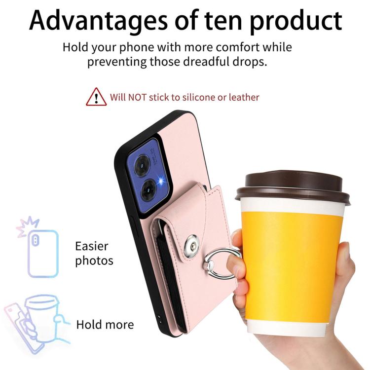 For Motorola Moto G85 / S50 Neo 5G Organ Card Bag Ring Holder Phone Case