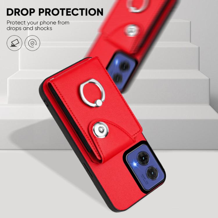 For Motorola Moto G85 / S50 Neo 5G Organ Card Bag Ring Holder Phone Case