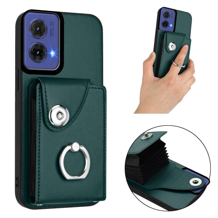 For Motorola Moto G85 / S50 Neo 5G Organ Card Bag Ring Holder Phone Case