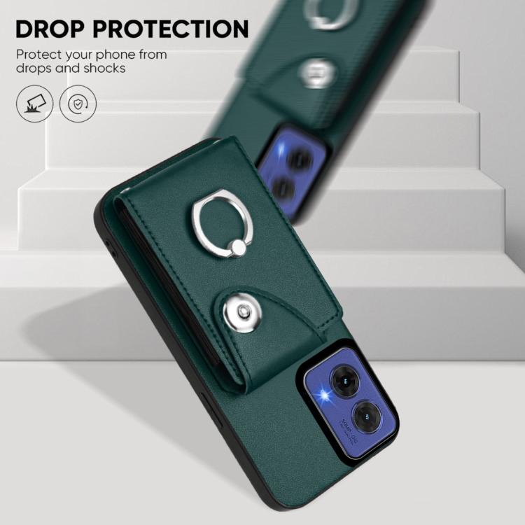 For Motorola Moto G85 / S50 Neo 5G Organ Card Bag Ring Holder Phone Case