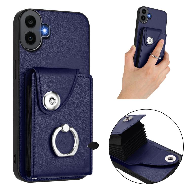 For Nothing CMF Phone 1 Organ Card Bag Ring Holder Phone Case