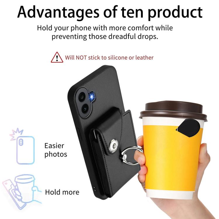 For Nothing CMF Phone 1 Organ Card Bag Ring Holder Phone Case