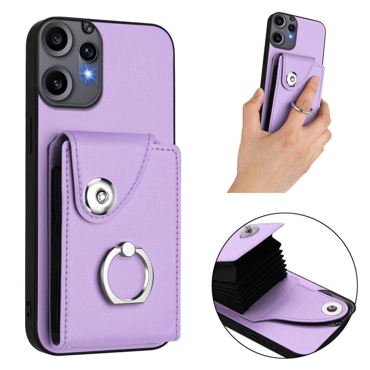 For Nothing CMF Phone 2 Pro Organ Card Bag Ring Holder Phone Case