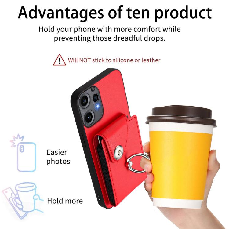 For Nothing CMF Phone 2 Pro Organ Card Bag Ring Holder Phone Case