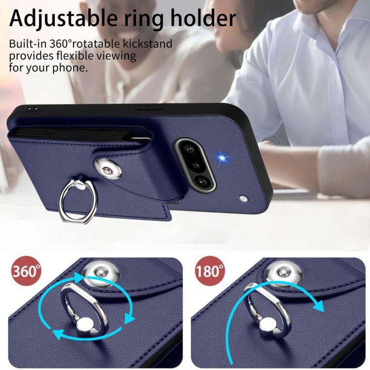 For Nothing Phone 3a Organ Card Bag Ring Holder Phone Case