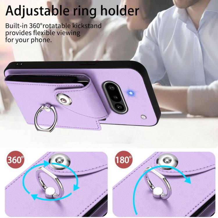 For Nothing Phone 3a Organ Card Bag Ring Holder Phone Case