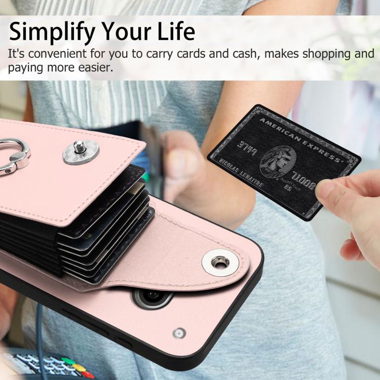 For Nothing Phone 3a Organ Card Bag Ring Holder Phone Case