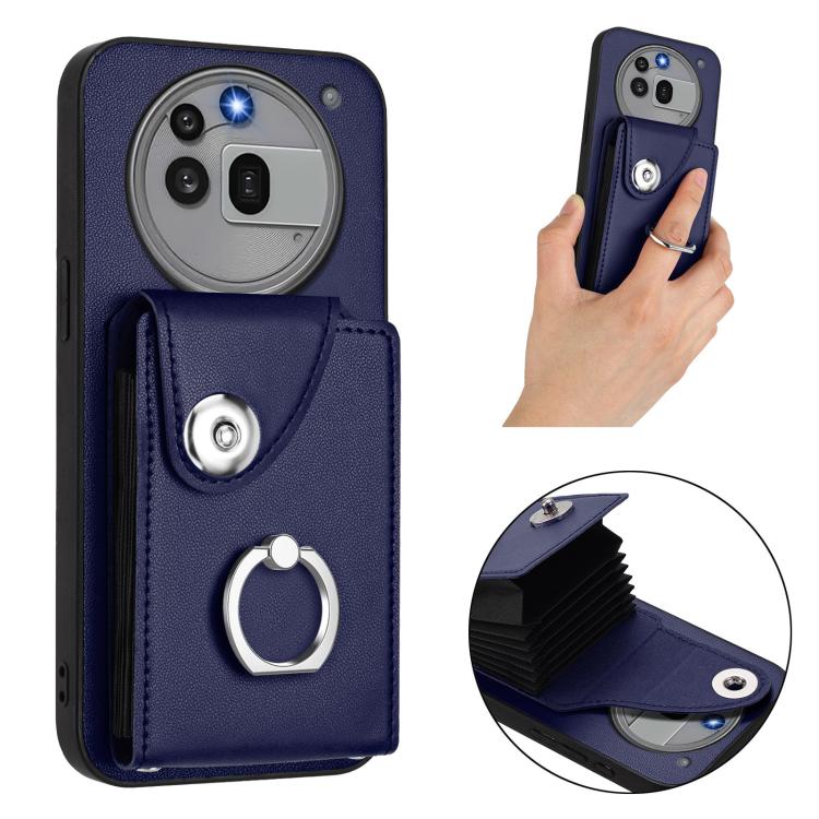 For Nothing Phone 3a Pro Organ Card Bag Ring Holder Phone Case