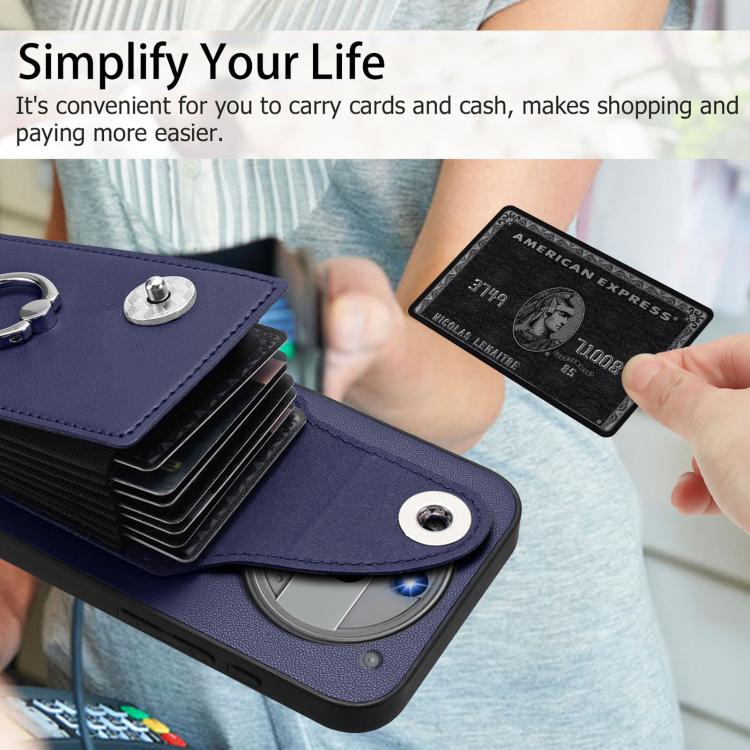 For Nothing Phone 3a Pro Organ Card Bag Ring Holder Phone Case