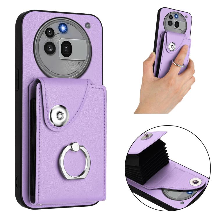 For Nothing Phone 3a Pro Organ Card Bag Ring Holder Phone Case