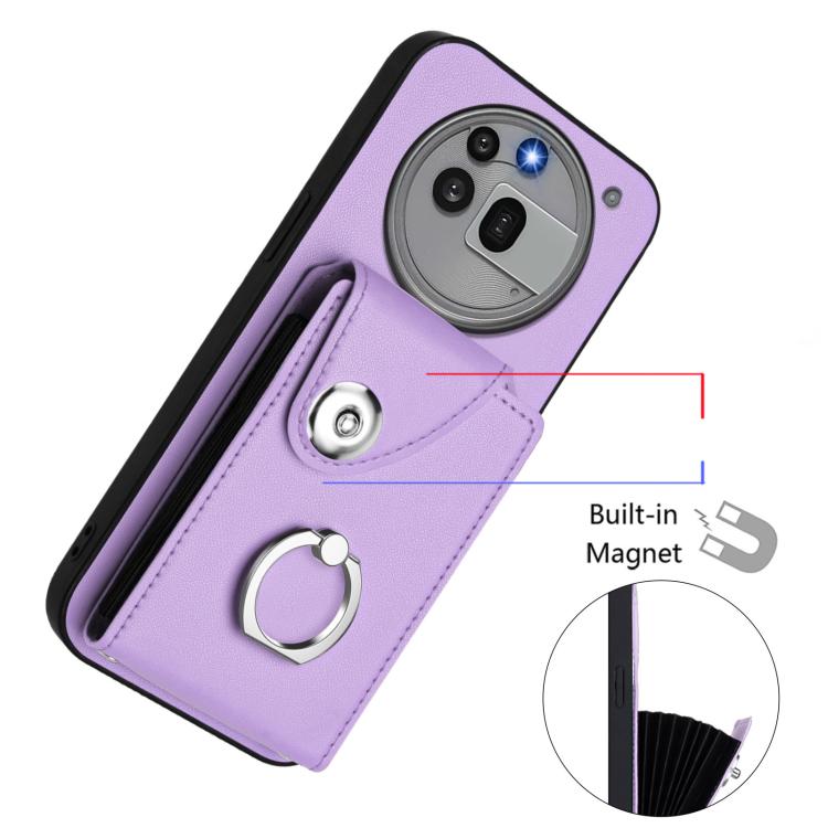For Nothing Phone 3a Pro Organ Card Bag Ring Holder Phone Case