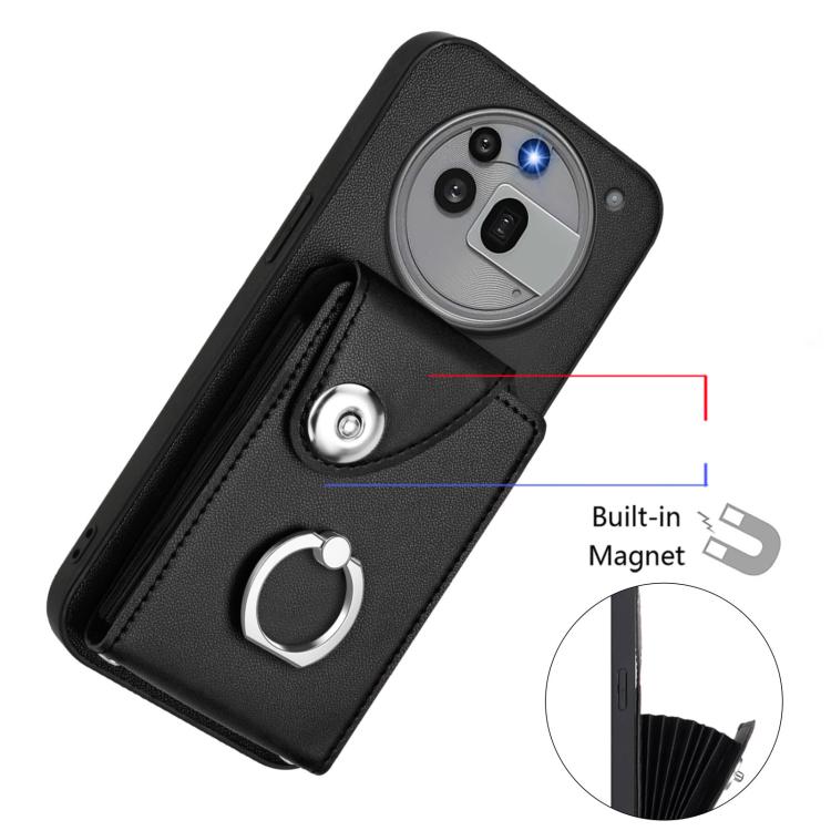 For Nothing Phone 3a Pro Organ Card Bag Ring Holder Phone Case