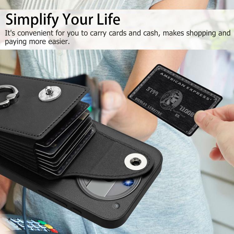 For Nothing Phone 3a Pro Organ Card Bag Ring Holder Phone Case