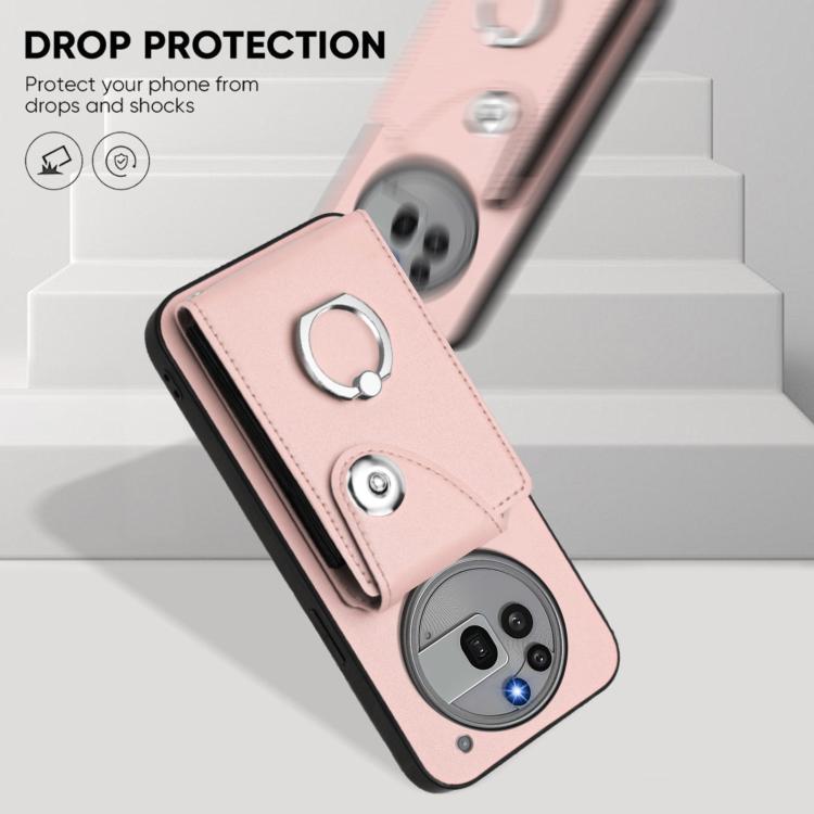 For Nothing Phone 3a Pro Organ Card Bag Ring Holder Phone Case