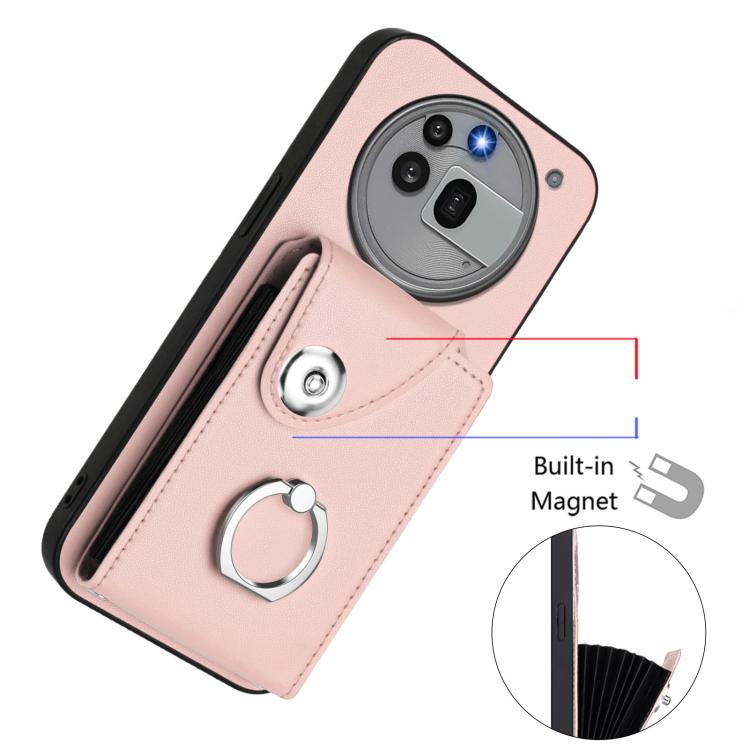 For Nothing Phone 3a Pro Organ Card Bag Ring Holder Phone Case