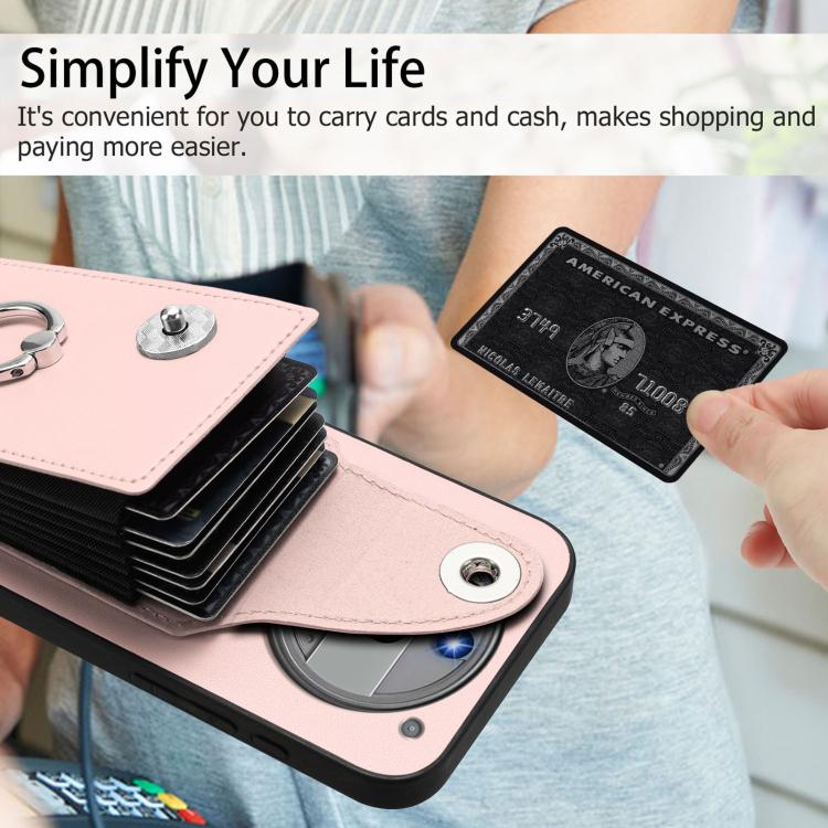 For Nothing Phone 3a Pro Organ Card Bag Ring Holder Phone Case