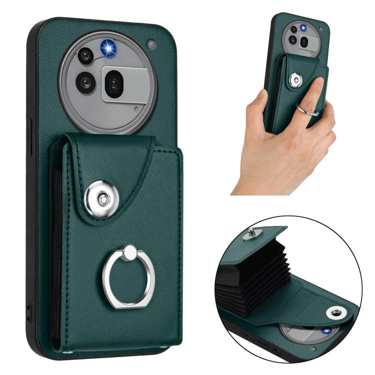 For Nothing Phone 3a Pro Organ Card Bag Ring Holder Phone Case