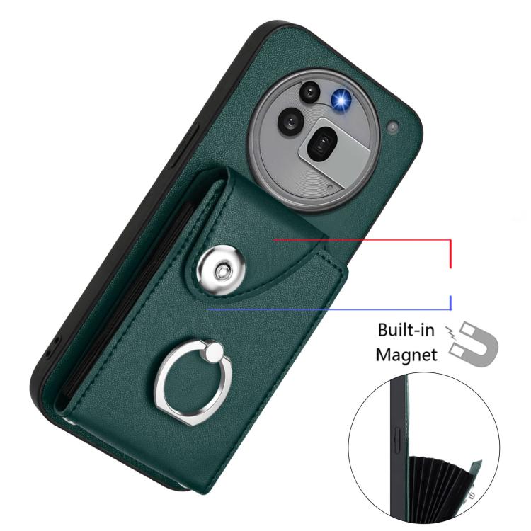 For Nothing Phone 3a Pro Organ Card Bag Ring Holder Phone Case