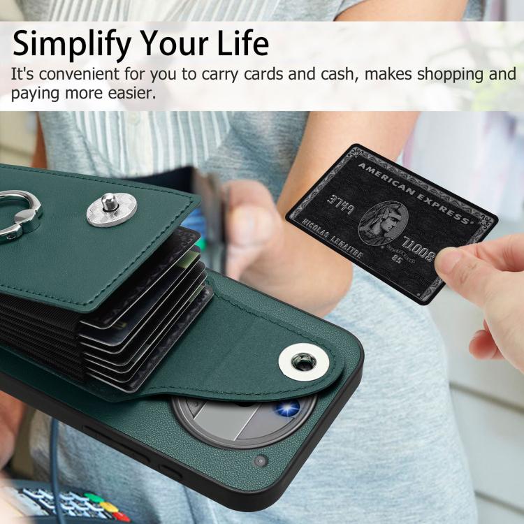 For Nothing Phone 3a Pro Organ Card Bag Ring Holder Phone Case