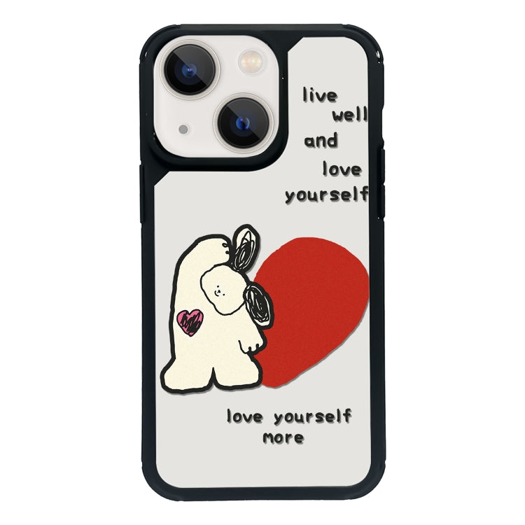 For iPhone 15 Plus Exclusive Design Style PC Full Coverage Pattern Phone Case