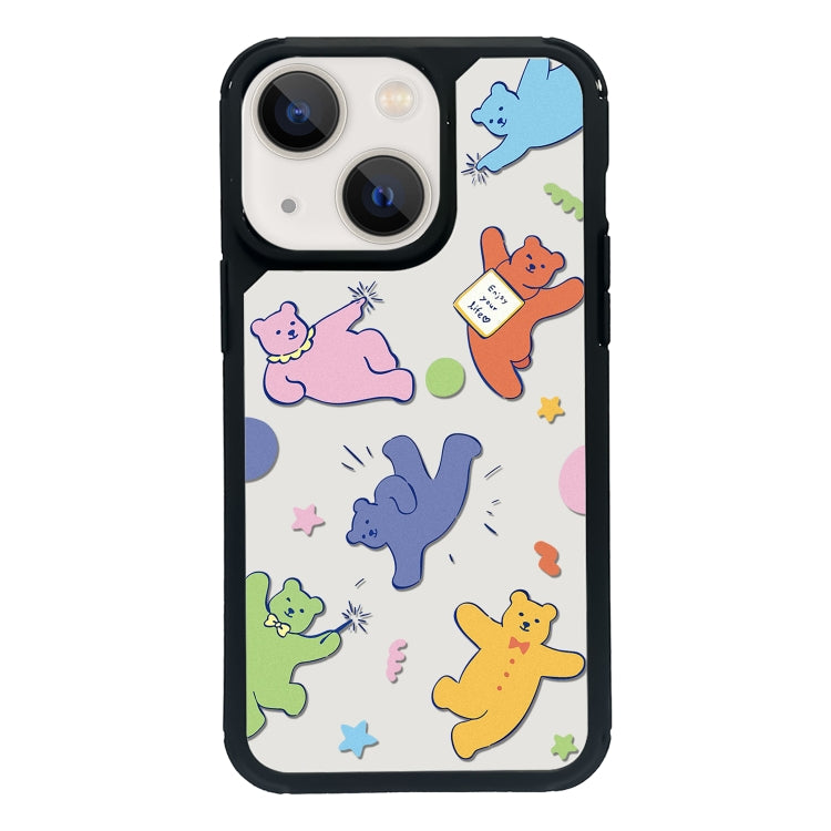 For iPhone 13 Exclusive Design Style PC Full Coverage Pattern Phone Case