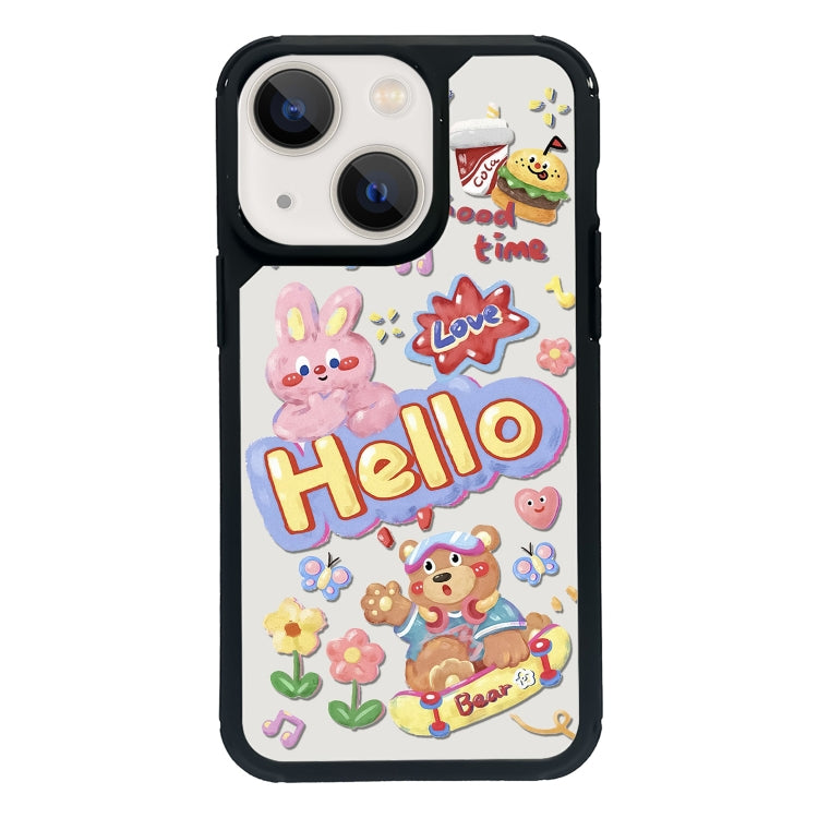 For iPhone 13 Exclusive Design Style PC Full Coverage Pattern Phone Case