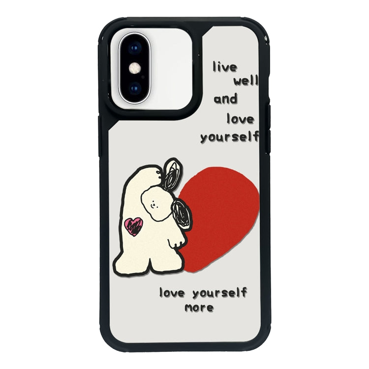 For iPhone X / XS Exclusive Design Style PC Full Coverage Pattern Phone Case