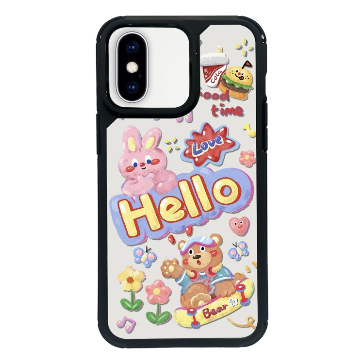For iPhone XS Max Exclusive Design Style PC Full Coverage Pattern Phone Case