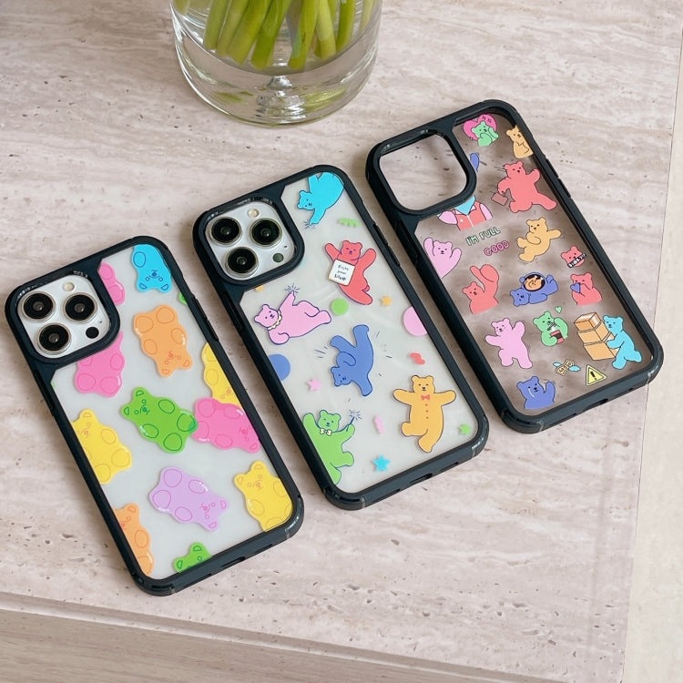 For iPhone 15 Exclusive Design Style PC Full Coverage Pattern Phone Case