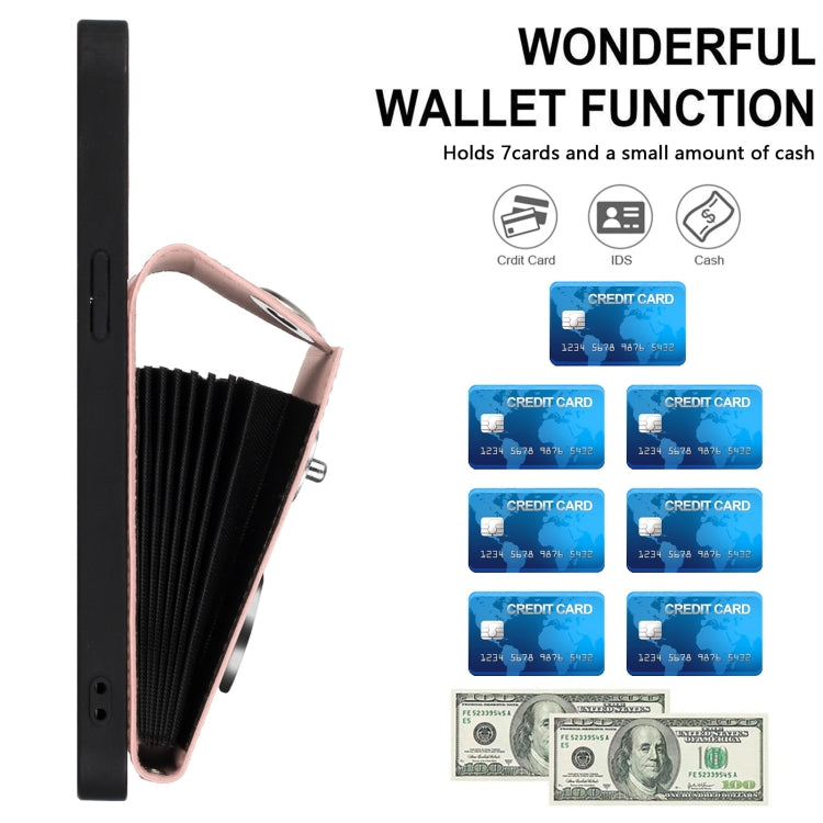 For Google Pixel 8a Organ Card Bag Ring Holder Phone Case