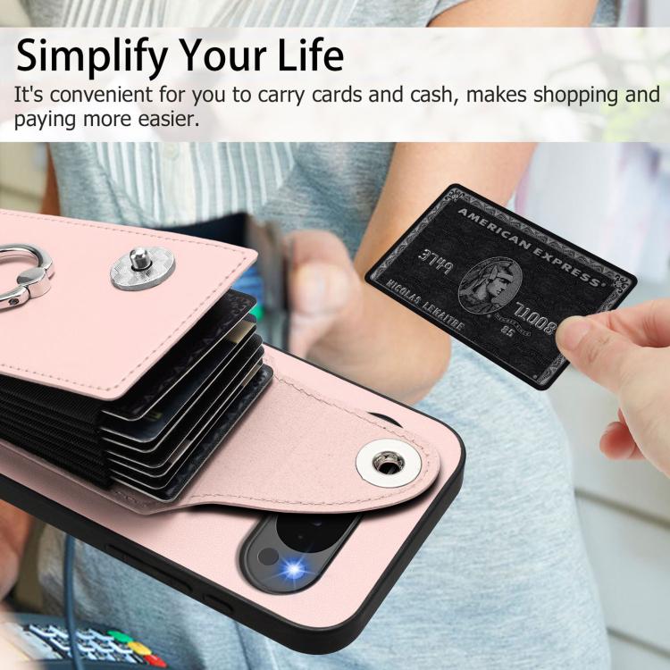 For Google Pixel 10 / 10 Pro Organ Card Bag Ring Holder Phone Case