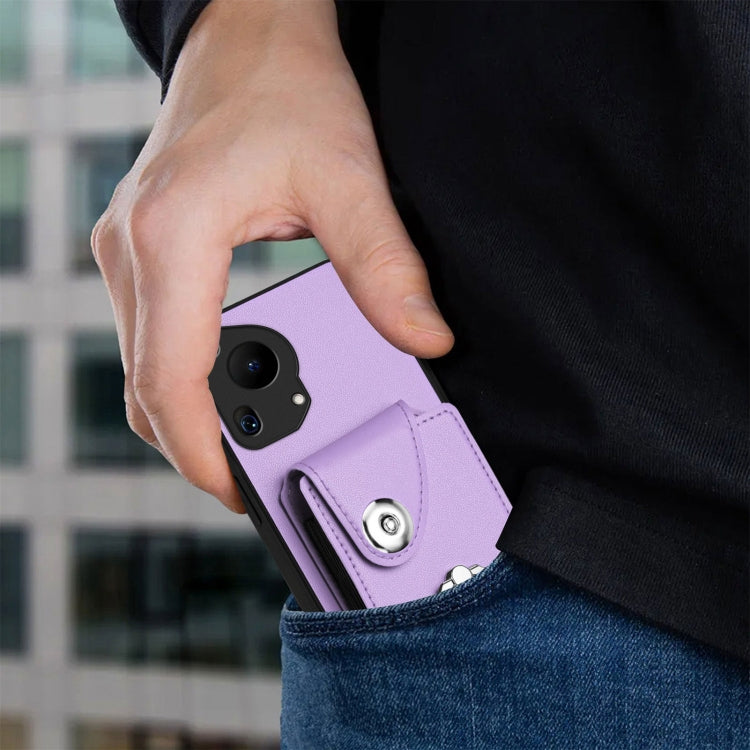 For Huawei Pura 70 Ultra Organ Card Bag Ring Holder Phone Case