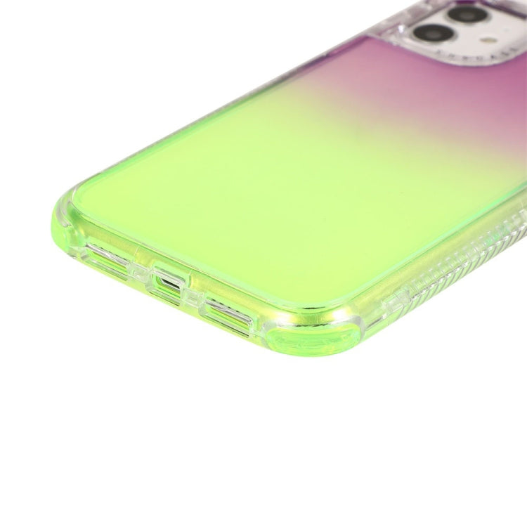 For iPhone 12 Pro Max 3 In 1 Dreamland PC + TPU Gradient Two-color Transparent Border Protective Case