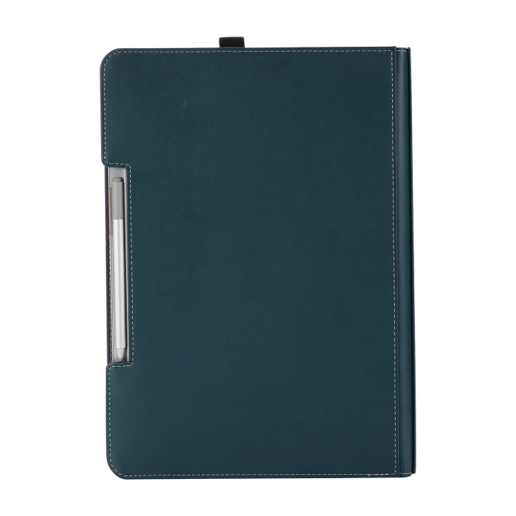 For Microsoft Surface Laptop Studio 2 Vegan Leather Laptop Protective Case - Dark Green