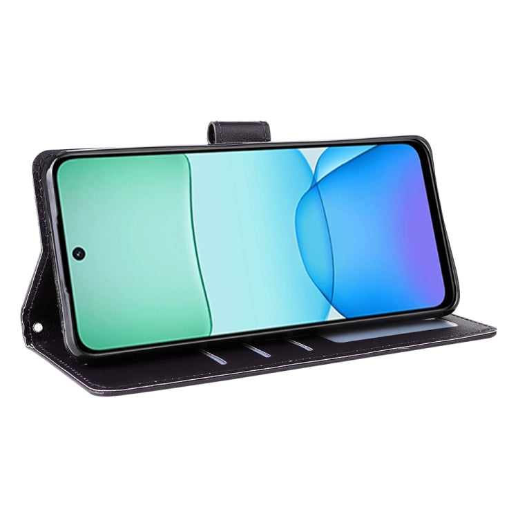For Xiaomi Redmi 13 4G Multifunctional Horizontal Flip Leather Phone Case with Three Card Slot