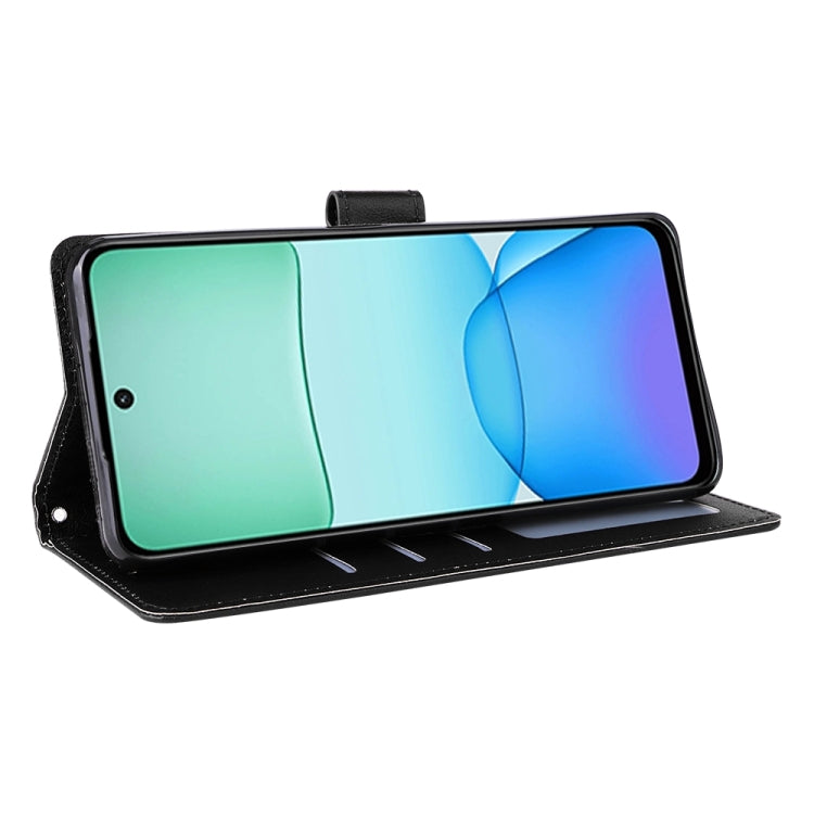 For Xiaomi Redmi 13 4G Multifunctional Horizontal Flip Leather Phone Case with Three Card Slot