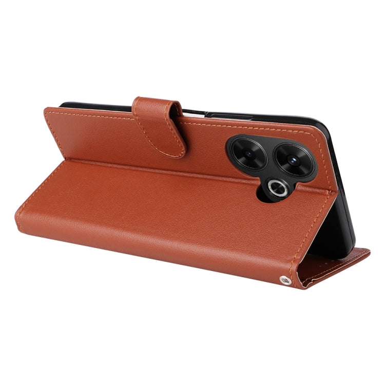 For Xiaomi Redmi 13 4G Multifunctional Horizontal Flip Leather Phone Case with Three Card Slot