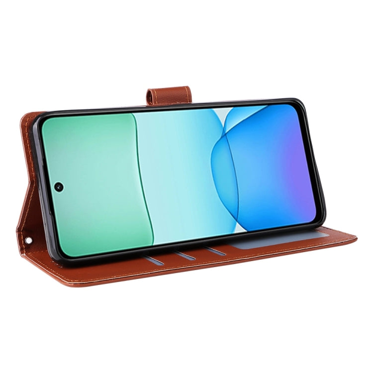 For Xiaomi Redmi 13 4G Multifunctional Horizontal Flip Leather Phone Case with Three Card Slot
