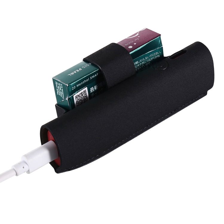 For IQOS ILUMA i ONE Electronic Cigarette Three-star Pattern Portable PU Storage Bag