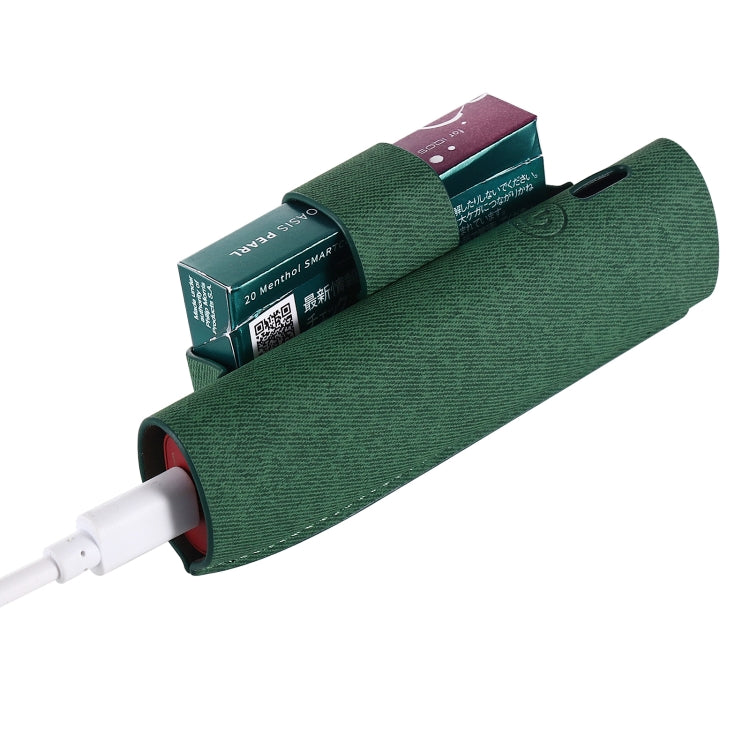 For IQOS ILUMA i ONE Electronic Cigarette Three-star Pattern Portable PU Storage Bag