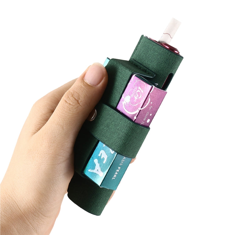 For IQOS ILUMA i ONE Electronic Cigarette Three-star Pattern Portable PU Storage Bag