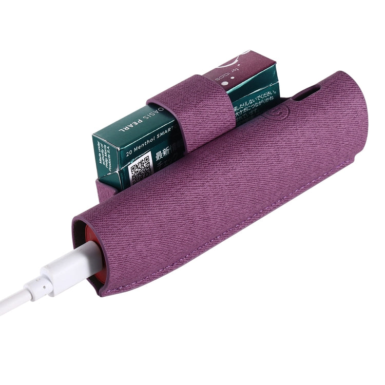 For IQOS ILUMA i ONE Electronic Cigarette Three-star Pattern Portable PU Storage Bag