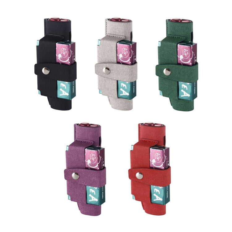 For IQOS ILUMA i ONE Electronic Cigarette Three-star Pattern Portable PU Storage Bag